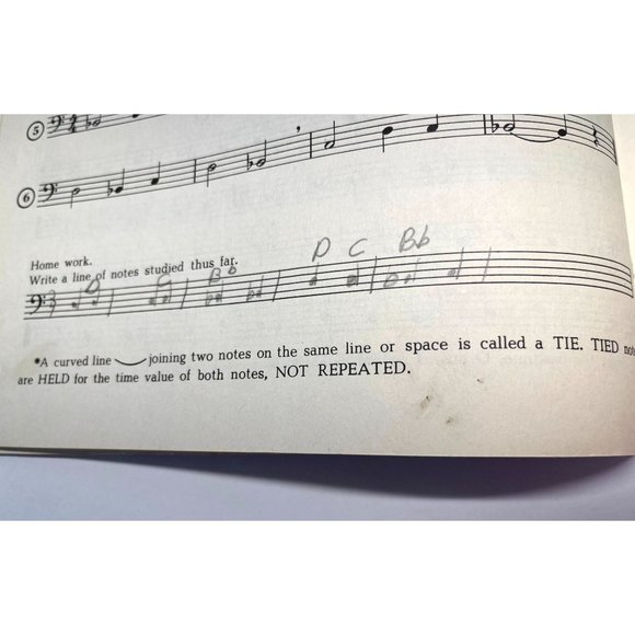 The Band Musician Book One Beginning Band Instructional Book Trombone Baritone - Picture 7 of 8